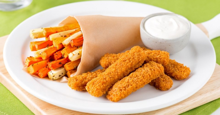 Smart & Crunchy™ Fish Fingers with Root Vegetable Fries