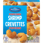 BlueWater Seafoods Popcorn Shrimp 100% Whole, Tail-Off Shrimp, Breaded with Crunchy Panko Breadcrumbs, Frozen, 325 g Package / Crevettes popcorn BlueWater Seafoods Panées avec une chapelure Panko croustillante, Congelé, Emballage de 325 g