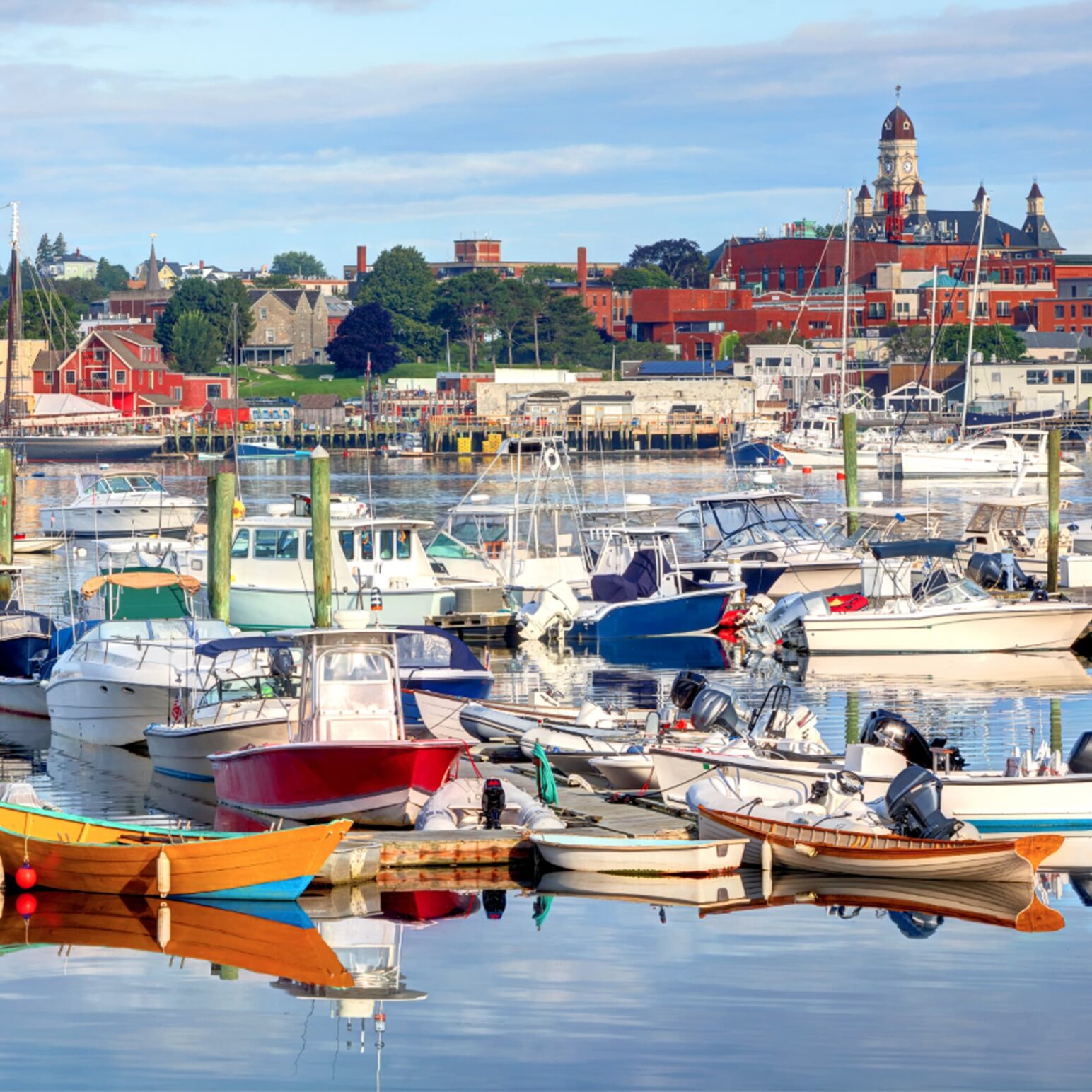 Gloucester harbor boats